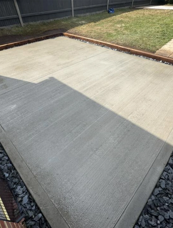 Concreting inc. Shed Bases